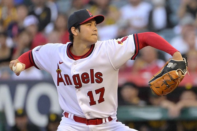 【MLB】大谷翔平、7回途中5失点4被弾も粘投で今季8勝目　打っては振り逃げ含む全打席出塁の大量得点演出しエ軍4連勝