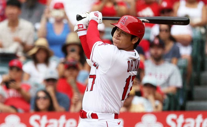 【MLB】大谷翔平、5試合ぶり光速36号は着弾まで“わずか4秒”　実況も「レーザー弾で同点だ」と興奮収まらず