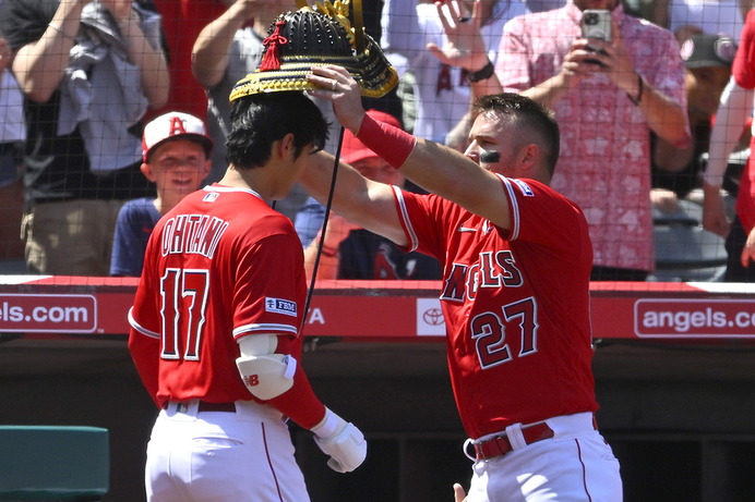 【MLB】50日ぶりの“トラウタニ”復活、エ軍打線奮起でアーチ連発　大谷翔平、トラウトの逆転祝砲にも期待