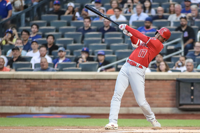 【MLB】大谷翔平、センター超えの176キロ豪快二塁打で好機演出　一度は帰塁も“爆走ホームイン”で足でも魅せる