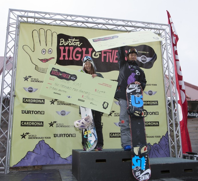 ワールドスノーボードツアーBURTON HIGH FIVESで日本女子が健闘…スロープスタイルで鬼塚雅が2位、ハーフパイプで大江光が3位