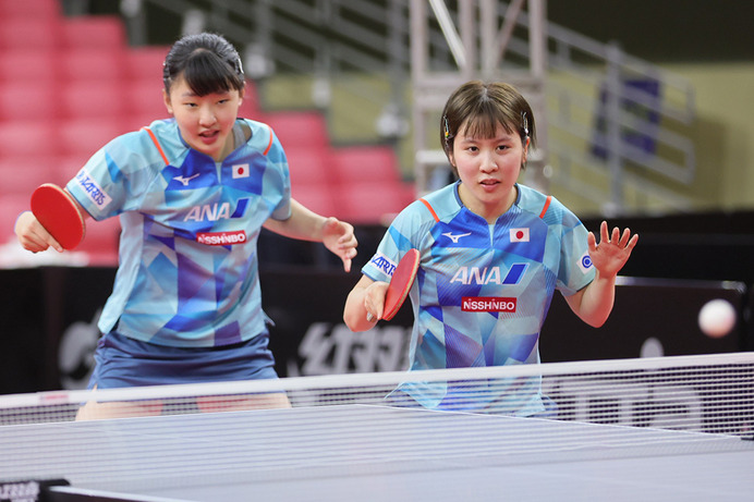 【卓球 アジア選手権】平野美宇・張本美和ペアが圧巻3－0勝利　“はりひな”は中国勢の前に準々決勝で散る