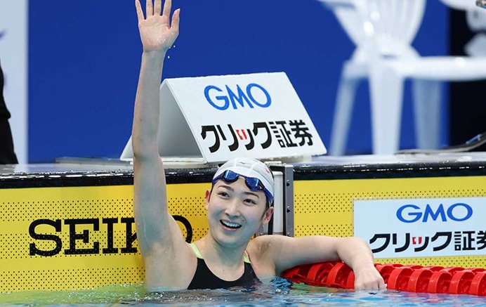 【競泳 アジア大会】前日棄権の池江璃花子、100mバタフライで“復帰”　1分0秒34で2着、全体8位で決勝進出