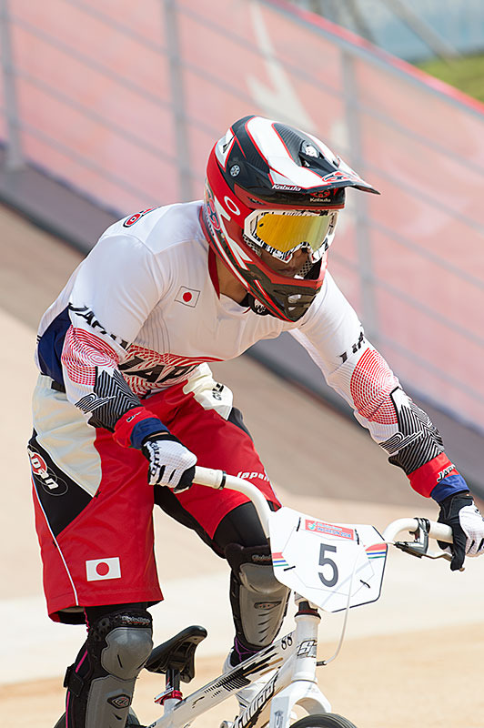 アジア競技大会女子BMXの山野本悠里