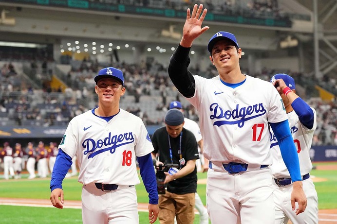 【MLB】大谷翔平「2番DH」開幕戦スタメン　初対決のダルビッシュ有から今季1号アーチなるか