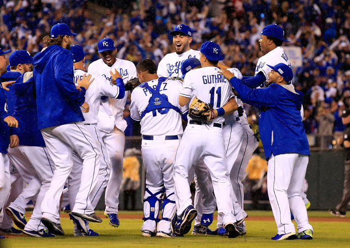 カンザスシティ ロイヤルズ（2014年10月5日）（c）Getty Images