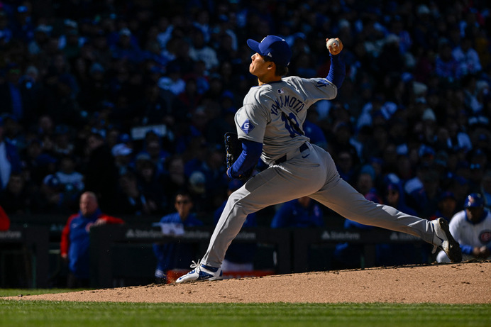 【MLB】初勝利の山本由伸、投球分析家が指摘の“変化”　悪夢のデビュー戦からの修正点に言及「グローブの位置が……」