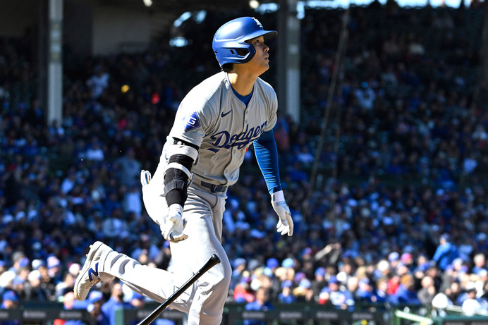 【MLB】大谷翔平、左翼への3試合ぶり3号“猛打賞”アーチ　現地メディア「非現実的な当たりだ」