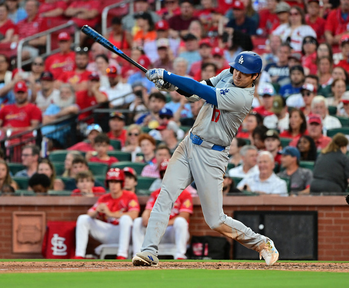 【MLB】大谷翔平、右翼スタンドへの38号は180キロ弾丸ライナー　30球団制覇を達成、2盗塁で「40-40」へ前進