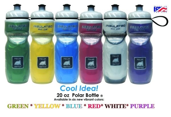 　白熊がトレードマークの自転車用保冷ボトル、「ポラーボトル」に新カラー6色が追加された。