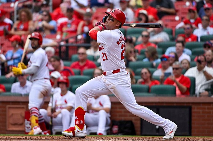 【MLB】「過小評価ベストナイン」にヌートバーを選出、公式サイトが示した「大ブレイクの可能性」　遊撃手部門には大谷翔平の同僚を指名
