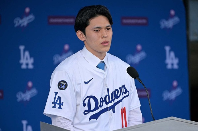 【MLB】トップは佐々木朗希　公式サイトが「キャンプで注目すべき12人の投手」を選出　菅野智之もランクイン、大谷翔平が圏外の理由は……