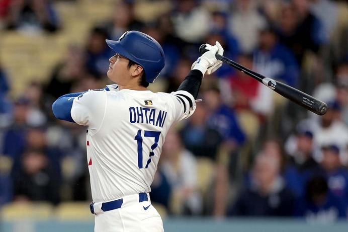 【MLB】大谷翔平の特大“打球音”に公式も虜「いつまでも色褪せない」　滞空時間5.4秒の6号アーチを称賛
