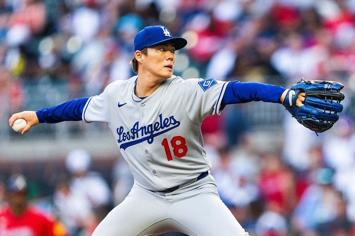 【MLB】山本由伸、全91球の公式投球データ詳細　高低の揺さぶりでゴロ量産、ハードヒットは4球のみ【5月3日ブレーブス戦】