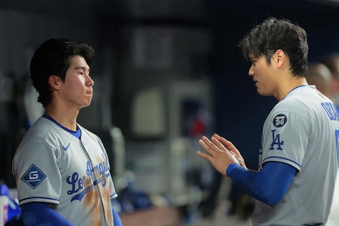 【MLB】大谷翔平も賛辞を贈る韓国26歳の奮闘「本当に素晴らしい」　ロバーツ監督も献身性を評価「キム・へソンのことが大好き」