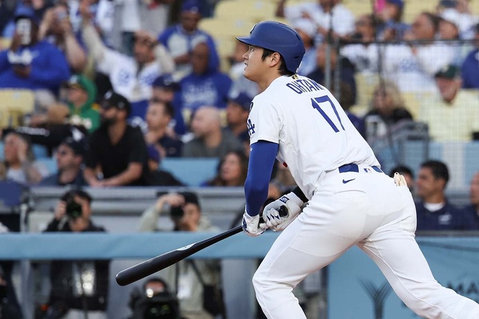 【MLB】大谷翔平、4試合ぶり“174キロ”先制13号アーチ　米記者興奮の一打「15本目の先頭打者弾だ」
