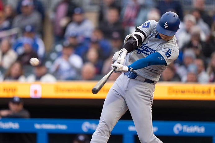 【MLB】大谷翔平、大量ビハインドで反撃の右前打　“9試合ぶりマルチ安打”でチャンスメーク