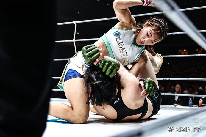 【超RIZIN.4】伊澤星花、体重超過の韓国ファイターに怒りの鉄槌から肩固めで144秒殺　「これでケリがついた」