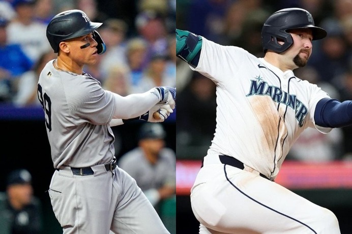 【MLB】ア・リーグMVP争いが一騎打ちで最終局面　ジャッジは「史上最も背の高い首位打者」ローリーは「60本塁打に乗る可能性」