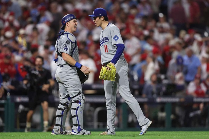 【MLB】“クローザー”佐々木朗希が大谷翔平先発試合を締めた　ド軍がフィリーズに逆転勝ちで地区シリーズ先勝