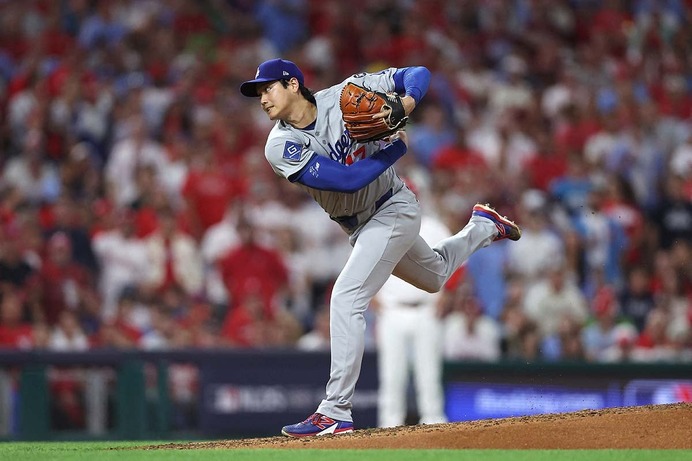 【MLB】大谷翔平、“歴史的PS二刀流デビュー”で6回9K3失点の粘投　最速163キロに敵地驚愕、テオスカーが値千金逆転弾