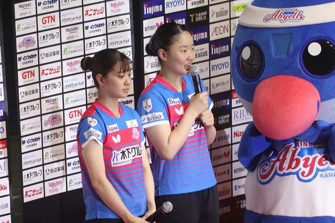 長﨑美柚が2点起用で古巣対戦の17歳と激突　張本美和が赤江夏星と対戦　KA神奈川が日本生命との首位攻防へ【Tリーグ】