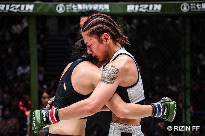 【RIZIN】ケイト・ロータス、日韓対決を制し“涙”の4連勝　恩師の前で宣言「心からやり切ったと思える所まで突っ走る」