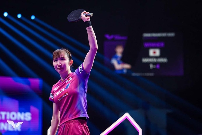 早田ひな、世界10位に再浮上のエースに中国メディアも熱視線「格別な意味を持つ」　苦境乗り越えたサウスポーに称賛