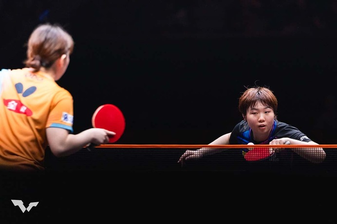 大藤沙月を逆転撃破した世界4位・蒯曼は「困難を乗り越える力を証明」　早田ひなに続き日本勢連破の21歳に称賛の声【WTTファイナルズ香港】