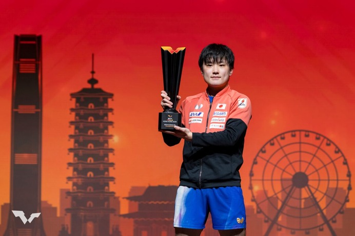 張本智和、初Vのエースが振り返る快挙の裏側「“優勝した”という事実は確か」　ファンへ伝えた思い「人生を豊かにできるように」【WTTファイナルズ香港】