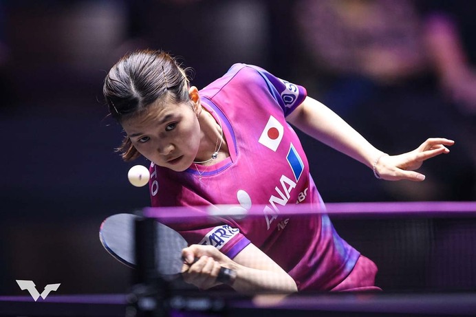 橋本帆乃香、初戦で中国撃破のカットマンが振り返った勝因　ルーマニアの難敵と6年ぶり対戦は「挑戦する気持ち」【シンガポールスマッシュ】