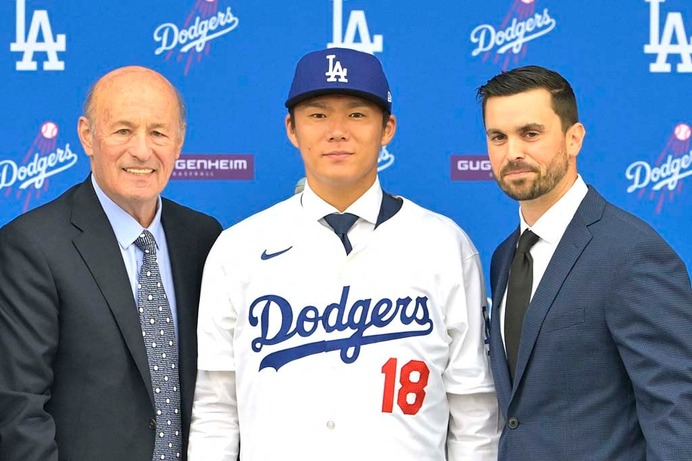 【MLB】「山本由伸は特別な投手」ドジャースGM、高額契約の重圧とは無縁と強調　代理人は“低身長”への懸念を一蹴