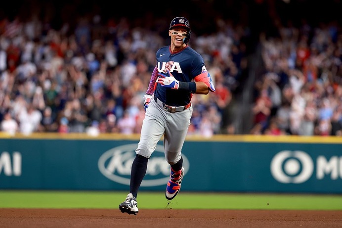 「ようこそWBCへ！」大谷翔平と並ぶ“主役候補”ジャッジも魅せた　NPB投手から放った衝撃171キロ弾に米メディア熱狂