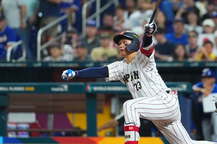 【WBC2026】“阪神勢”が鮮やか逆転劇、佐藤輝明の同点適時打と森下翔太の勝ち越し3ラン　ベネズエラ先発スアレスを攻略