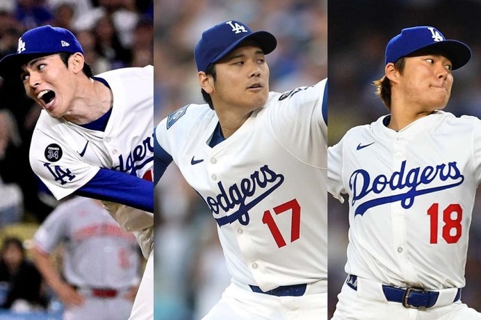 【MLB】ドジャース、日本人投手“3試合連続先発”メジャー史上初の記録を樹立　佐々木朗希と大谷翔平に続き、山本由伸が登板