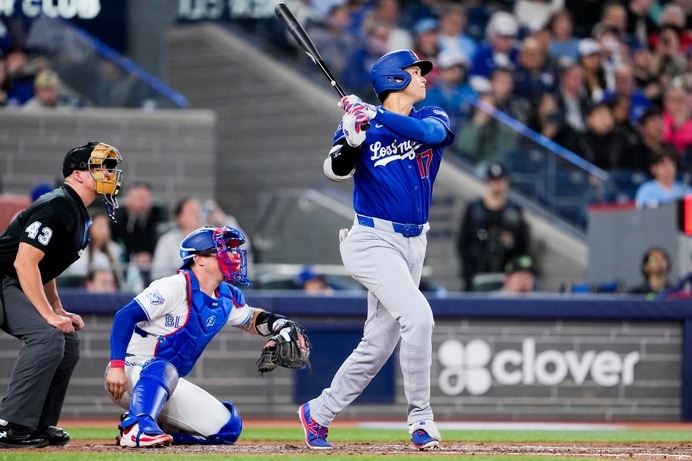 【MLB】“2戦連発”大谷翔平、今季3号アーチは苦手左腕の「内角低めボール球」を完全攻略　米記者驚きの一発「数年前、彼を封じるために……」