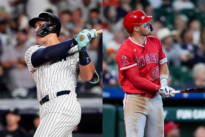 【MLB】レジェンド競演、ジャッジとトラウト“1試合2本塁打”で圧巻のパフォーマンス　壮絶な打撃戦を制したのは……
