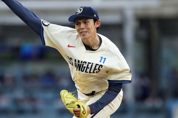 【MLB】ド軍地元メディアが挙げた佐々木朗希の“進歩と課題”　四球減＆スプリットを評価も「不安定さは依然として残る」