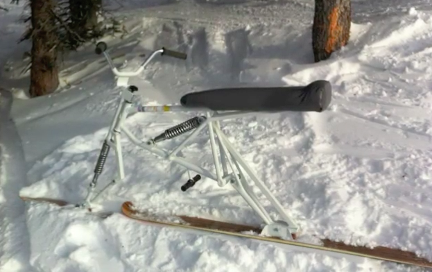 この冬おすすめのウィンタースポーツ？　「スキー自転車」