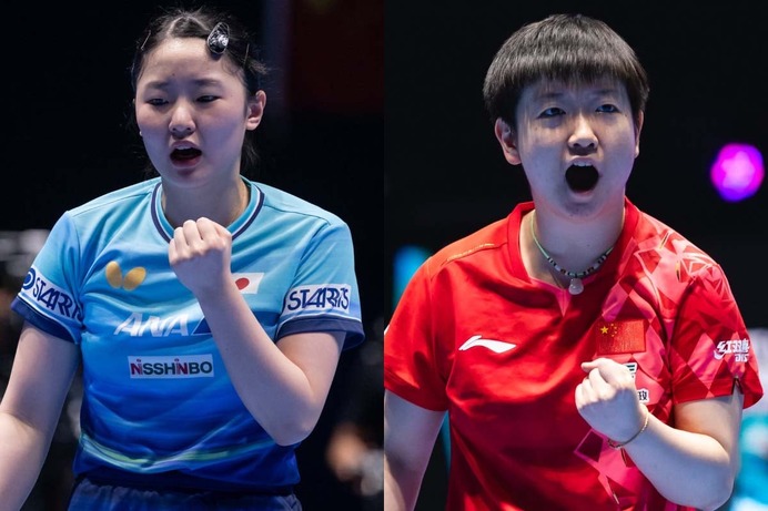 卓球女子の勢力図に中国メディアが言及「引き続き圧倒的な強さ」　孫頴莎ら6選手がトップ10に君臨　躍進の張本美和は「安定した成績」