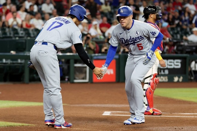 【MLB】打撃好調のフリーマン「大谷翔平は史上最高の選手、一緒にプレーできて楽しいよ」　ドジャースは首位独走で全球団トップの「+127」