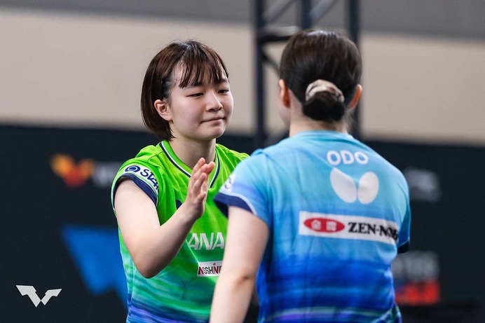 卓球女子“同級生対決”制した横井咲桜が語る大藤沙月撃破　世界8位の中国越えへ「強いけど向かっていくだけ」【USスマッシュ】