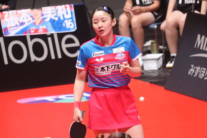 台湾開幕でKA神奈川が名古屋と激闘　張本美和がエース起用に応える、地元レジェンドもダブルスで観衆魅了【Tリーグ】