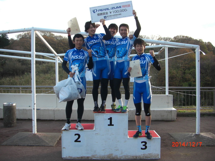 第5回TCFエンデューロで日本体育大チームが総合優勝を飾った