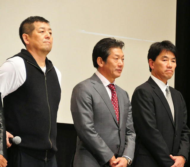 プロ野球界のOBたち／『アゲイン 28年目の甲子園』特別試写会