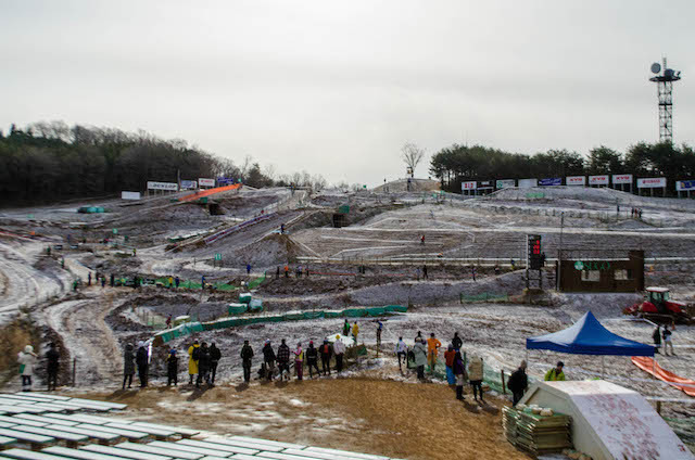 会場となったスポーツランドSUGO国際モトクロスコース（全日本シクロクロス14）