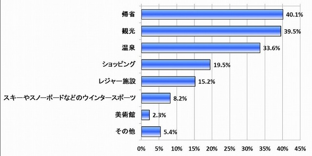 年末年始の長距離ドライブの目的