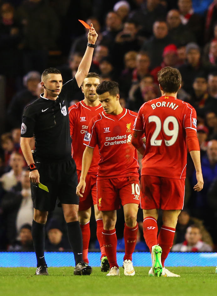 LIVERPOOL対 ARSENAL（2014年12月21日）（c）Getty Images