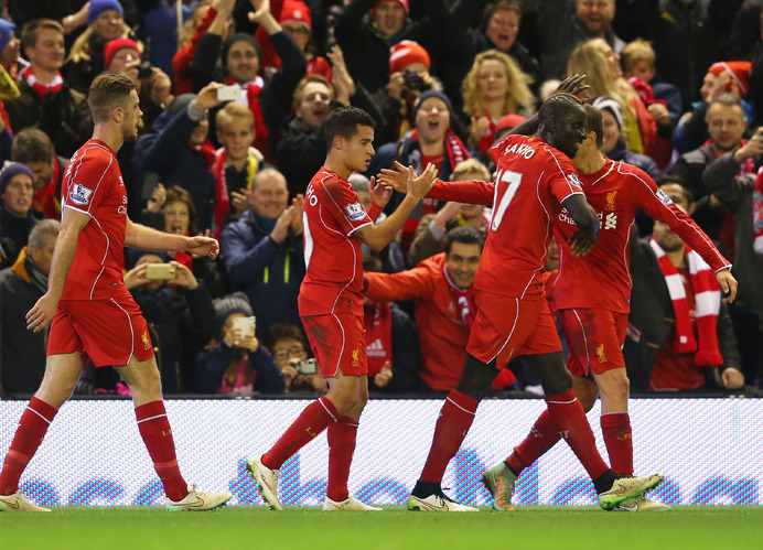 LIVERPOOL対 ARSENAL（2014年12月21日）（c）Getty Images