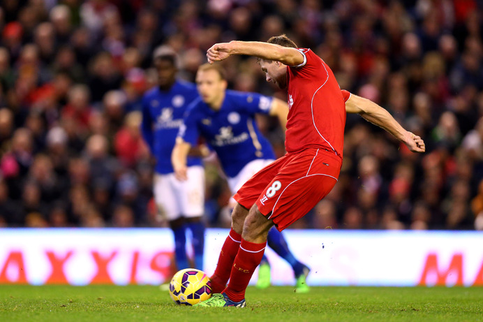 リバプールvsレスター・シティ（2015年1月1日）（c）Getty Images